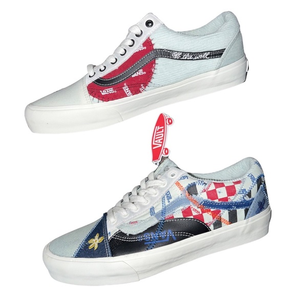 Vans Vault Old Skool VR3 PW LX Patchwork Floral Denim - Picture 7 of 12